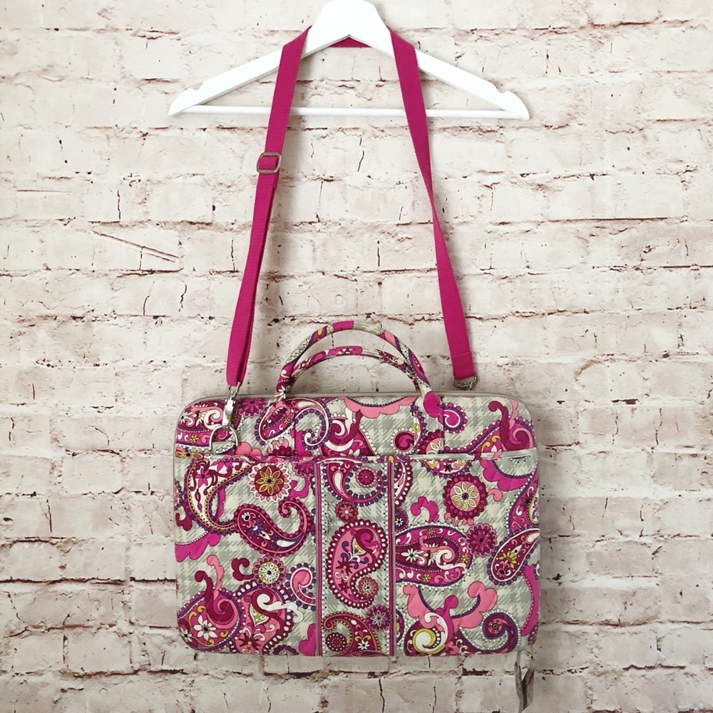 VERA BRADLEY | printed work laptop hard case pink